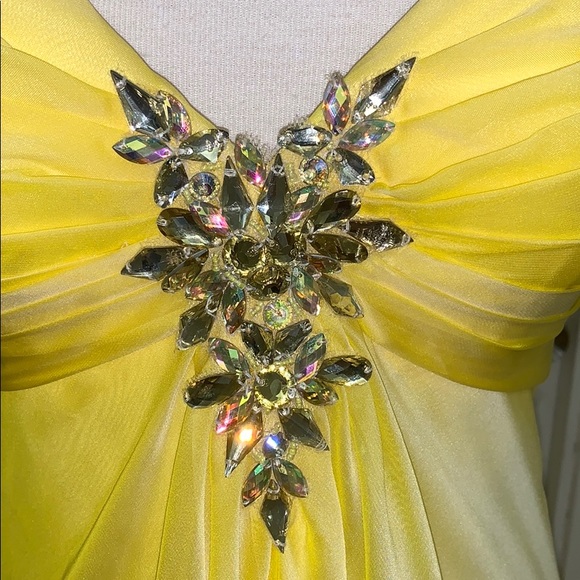 Flirt by Maggie Sottero Canary evening gown - Picture 3 of 5